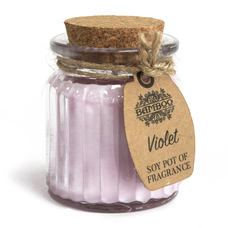 Violet Soy Pot of Fragrance Candles - SHAMTAM.COM