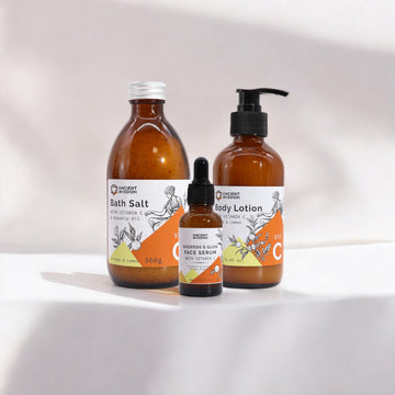 Set de cuidado de la piel con vitamina C, 3 piezas