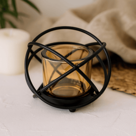 Votive Candle Holder Iron 1 Cup Centerpiece - SHAMTAM.COM