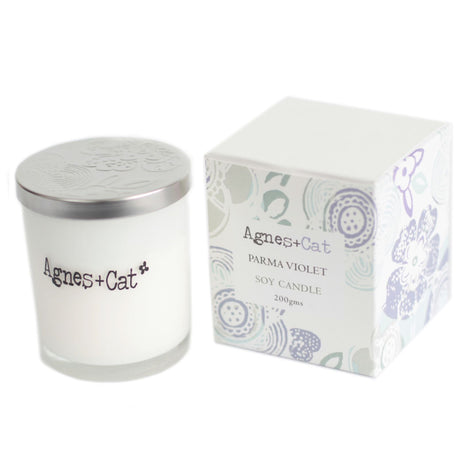 Votive Candle, Parma Violet Scented Soy Wax - SHAMTAM.COM