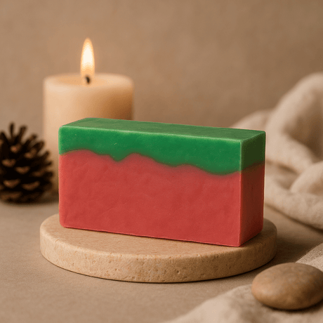 Watermelon Soap Bar, Olive Oil Cold Process - SHAMTAM.COM
