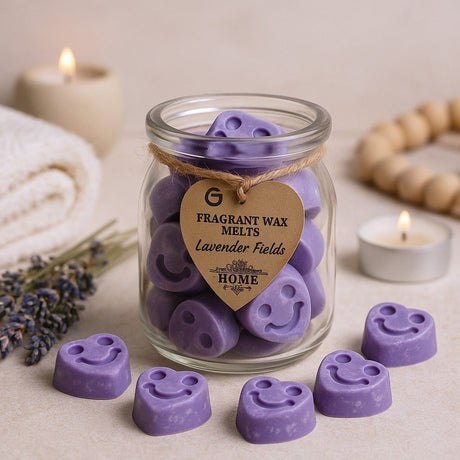 Wax Melts Lavender Fields Soy Wax Jar - SHAMTAM.COM