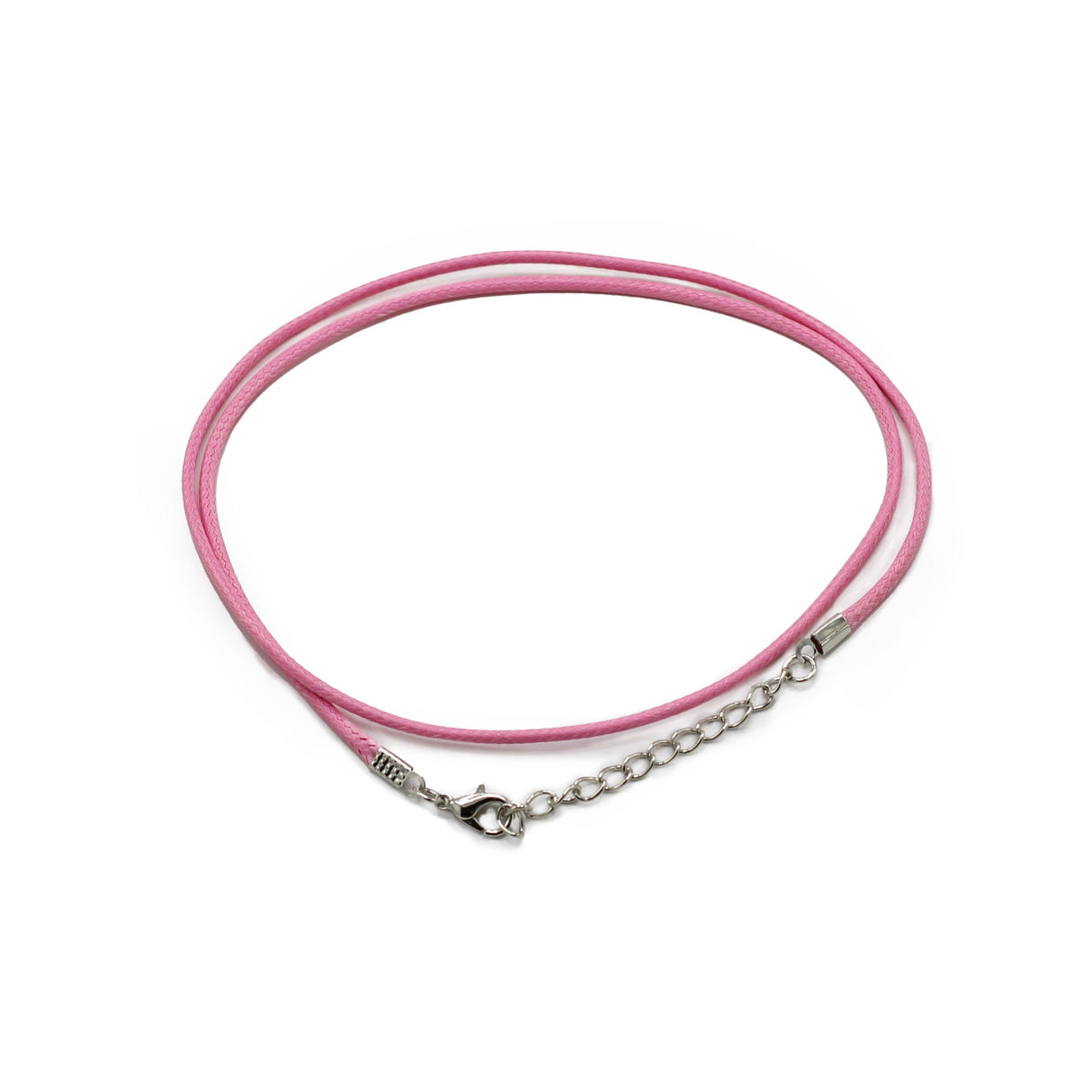 Waxed Pendant Cord - 2mm x 55cm - Pink 102 - SHAMTAM.COM