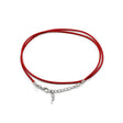 Waxed Pendant Cord - 2mm x 55cm - Red 105 - SHAMTAM.COM