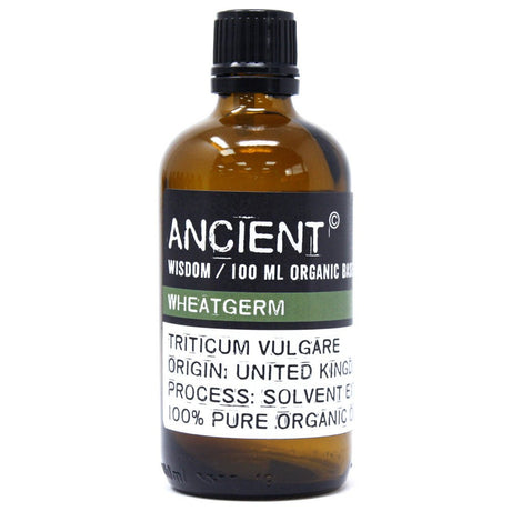 Wheatgerm Base Oil Organic - 100ml - SHAMTAM.COM