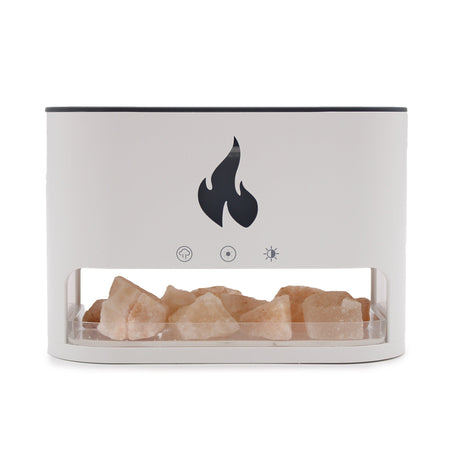 Himalayan Salt Aroma Diffuser - Flame Effect - USB - C - SHAMTAM.COM