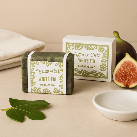 White Fig Handmade Bar Soap, 140g - SHAMTAM.COM