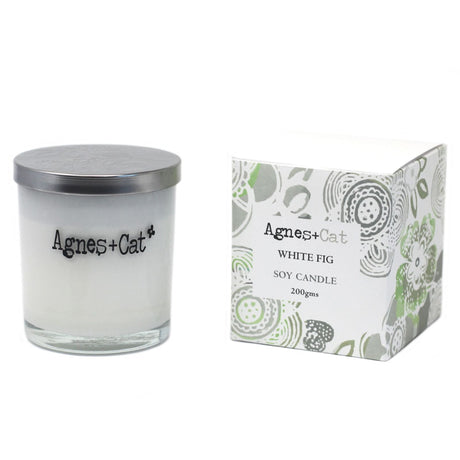 White Fig Scented Soy Votive Candle - SHAMTAM.COM