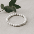 White Jasper Crystal Bracelet - SHAMTAM.COM