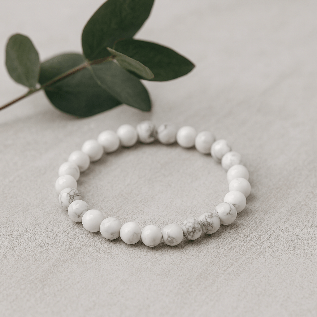 White Jasper Crystal Bracelet - SHAMTAM.COM