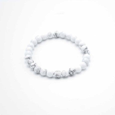 Manifestation Bracelet - White Jasper - Peace - Crystal Gemstone - SHAMTAM.COM