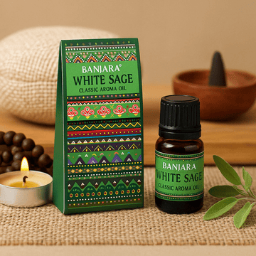 White Sage Aroma Oil 10ml Banjara
