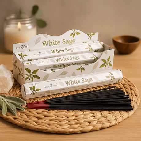 White Sage Incense Sticks 20 Pack - SHAMTAM.COM