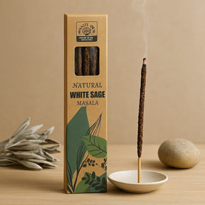 White Sage Incense Sticks - Masala - SHAMTAM.COM