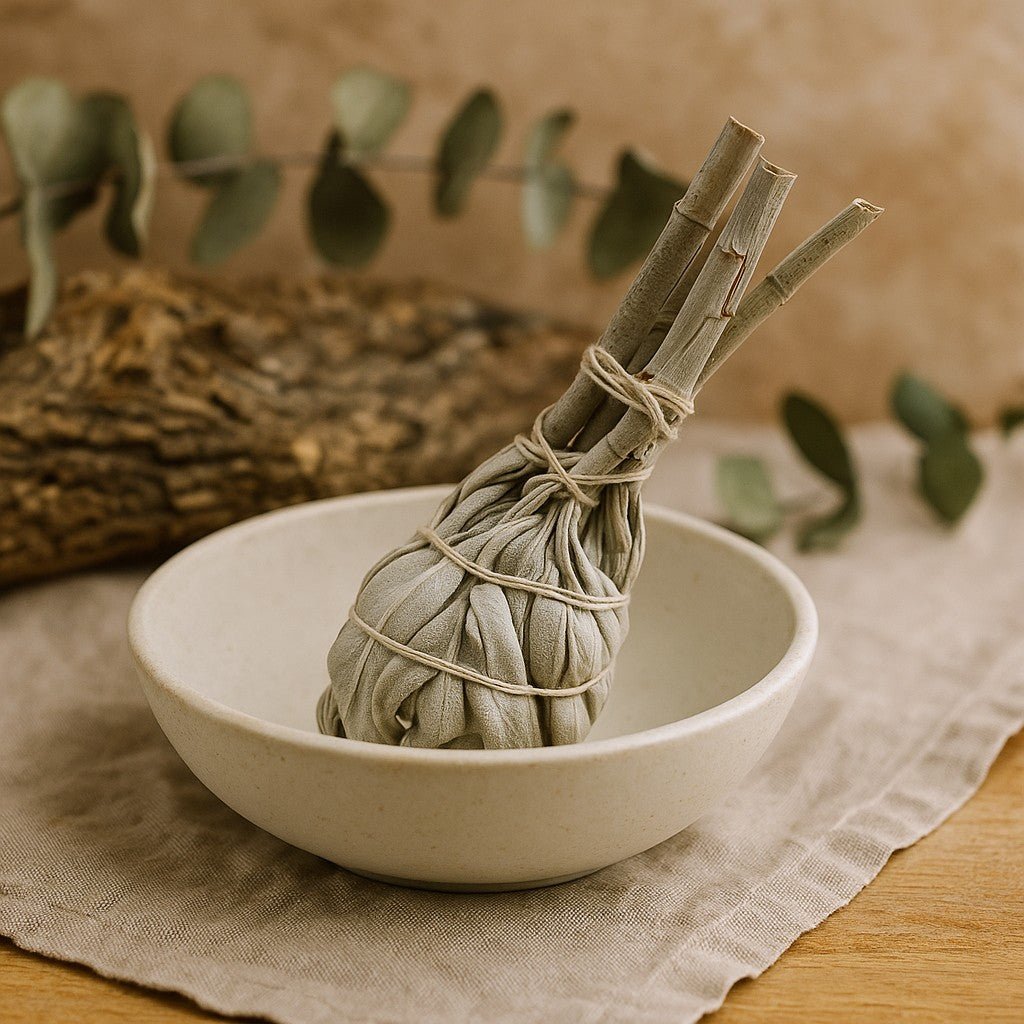 White Sage Smudge Stick Incense Mini 10cm - SHAMTAM.COM
