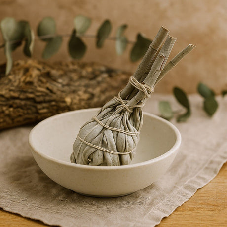 White Sage Smudge Stick Incense Mini 10cm - SHAMTAM.COM