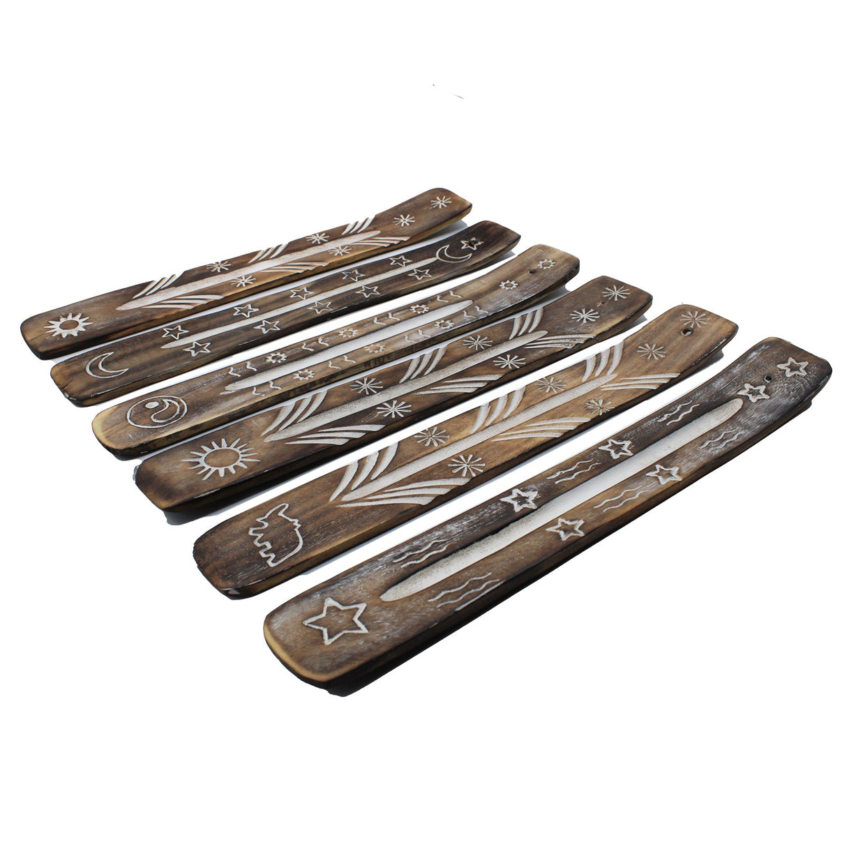 White Washed Incense Holder - Simple - SHAMTAM.COM