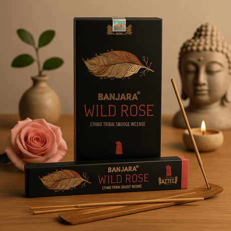 Wild Rose Incense Sticks, Banjara - SHAMTAM.COM