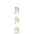 Serene Fish Drop Wind Chime with 7 Brass Bells - Handcrafted Indian Decor for Abundance and Tranquility - SHAMTAM.COM