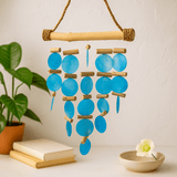 Wind Chime Blue Driftwood - SHAMTAM.COM