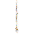 Brass Elephant Chakra Wind Chime with Healing Beads and Soothing Bells - Handcrafted Indian Decor for Serenity and Good Fortune - SHAMTAM.COM