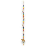 Brass Elephant Chakra Wind Chime with Healing Beads and Soothing Bells - Handcrafted Indian Decor for Serenity and Good Fortune - SHAMTAM.COM