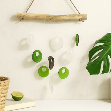 Wind Chime With Bottle Bottoms