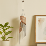 Wind Chimes Coconut Leaf Whitewash - SHAMTAM.COM