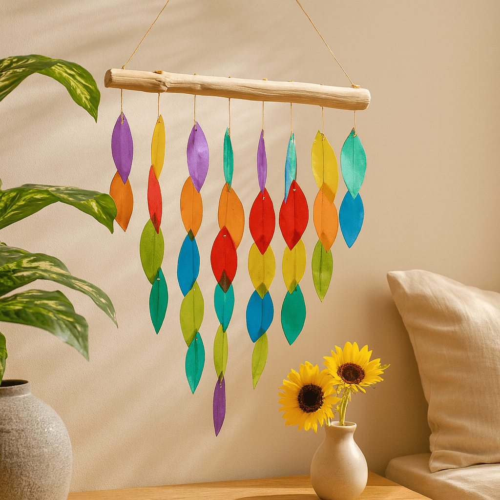 Wind Chimes, Rainbow Leaf By Copis - SHAMTAM.COM