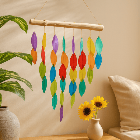 Wind Chimes, Rainbow Leaf By Copis - SHAMTAM.COM