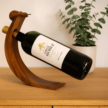 Soporte para botella de vino, Caracol equilibrante