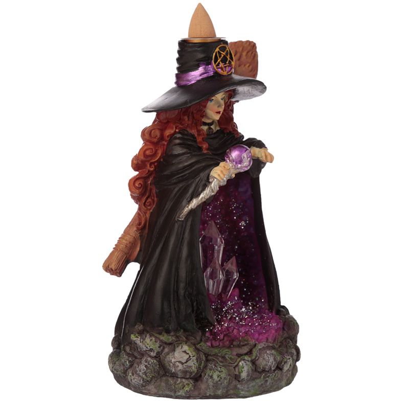 Witches Crystal Cave LED Backflow Incense Burner - SHAMTAM.COM