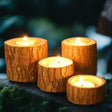 Wood Candle Holder - SHAMTAM