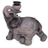 Incense Waterfall Backflow Burner Wood Effect Elephant - SHAMTAM.COM