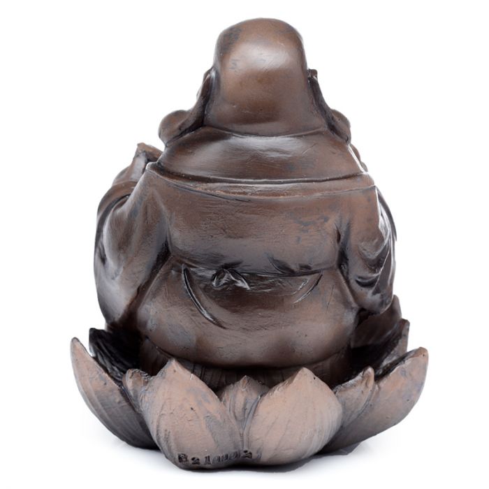 Incense Waterfall Backflow Burner Wood Effect Lucky Buddha - SHAMTAM.COM