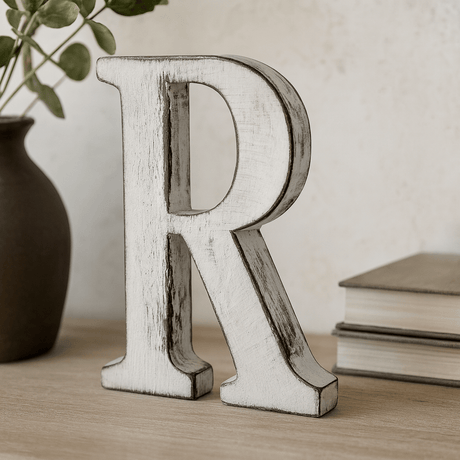 Wooden Alphabet Letter R - SHAMTAM.COM