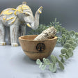 Wooden Bowl - Tree of Life - Smudge Ritual Offerings Altar Sacrificial 11x7cm - SHAMTAM.COM