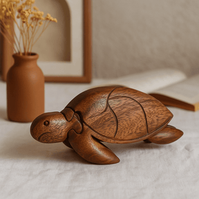 Wooden Puzzle Box - Sea Turtle - SHAMTAM.COM