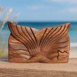 Wooden Puzzle Box - Whale Tail Fin - SHAMTAM.COM