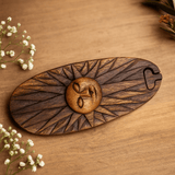 Wooden Secret Puzzle Box, Sun - SHAMTAM.COM