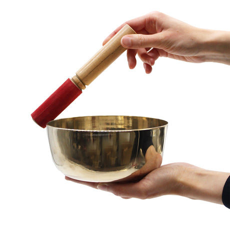 Singing Bowl Mallet Wooden Stick with Velvet - SHAMTAM.COM