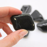 Black Tourmaline Tumbled Stones XL - SHAMTAM.COM