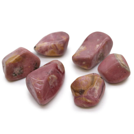 Rhodonite Tumbled Stones XL - SHAMTAM.COM