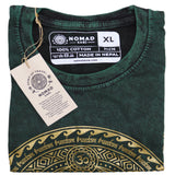 XLarge Stone Washed T-Shirt - Chakra - Green - SHAMTAM.COM