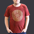 XLarge Stone Washed T-Shirt - Chakra - Maroon - SHAMTAM.COM