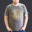 XLarge Stone Washed T-Shirt - Mandala - Dark Grey - SHAMTAM.COM
