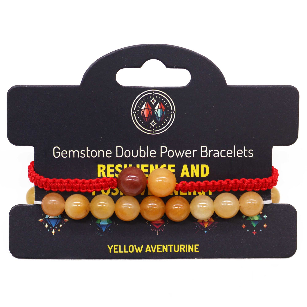 Yellow Aventurine Double Power Bracelets Gemstone - SHAMTAM.COM