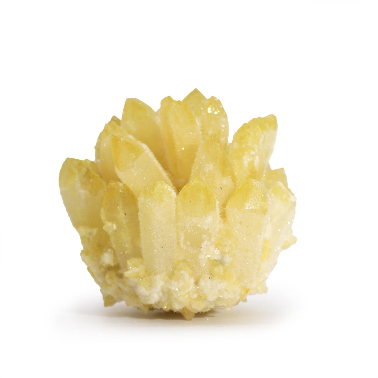 Yellow Ghost Quartz Cluster Crystal Gemstone - SHAMTAM.COM