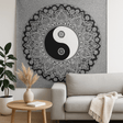 Yin Yang Bedspread and Wall Hanging, Double Cotton - SHAMTAM.COM