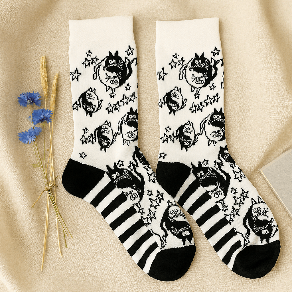 Yin Yang Socks S/M - SHAMTAM.COM